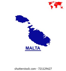 Map of Malta