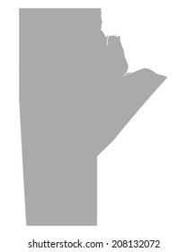 Map of Manitoba