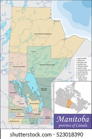 Map of Manitoba