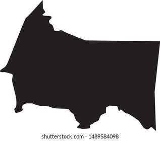 Map of Marion County in the state of Kentucky
