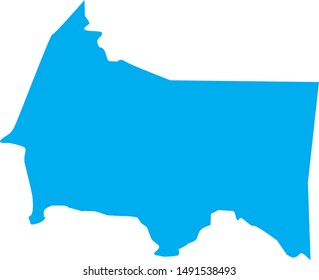Map of Marion County in the state of Kentucky