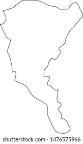 Map of Marion County in the state of South Carolina