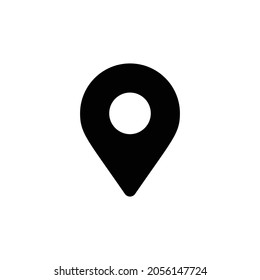 map marker alt Icon. Flat style design isolated on white background. Vector illustration