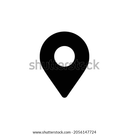 map marker alt Icon. Flat style design isolated on white background. Vector illustration