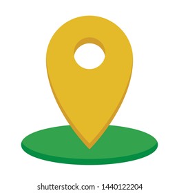 map marker essential collection icon vector