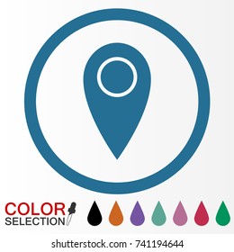 Map marker icon