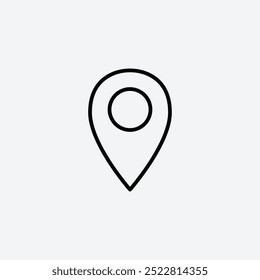 Map marker icon. vector icon eps for app and ui designs