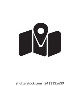 map marker icon vector ilustration logo design