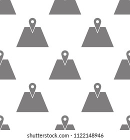 Map marker location icon. Element of minimalistic icons for mobile concept and web apps. Pattern repeat seamless Map marker location icon can be used for web and mobile apps on white background