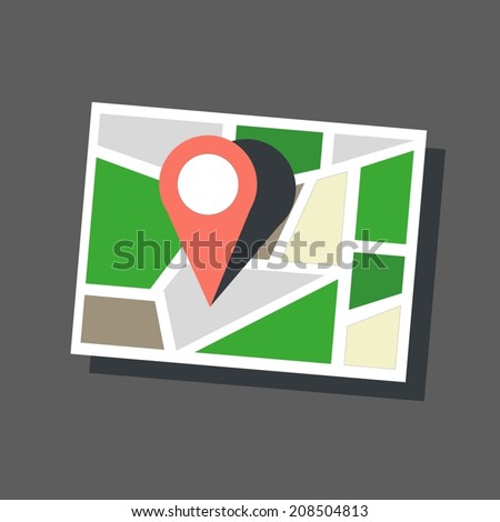 Map With Marker location and pin pointer