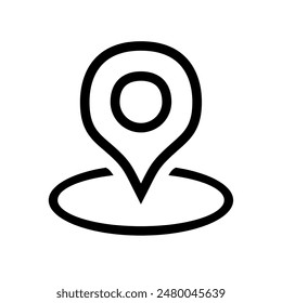 Map marker position, location pin, place point. Illustrated navigation buttons, collection of web direction graphics. Editable elements, symbols, labels, isolated icon sets