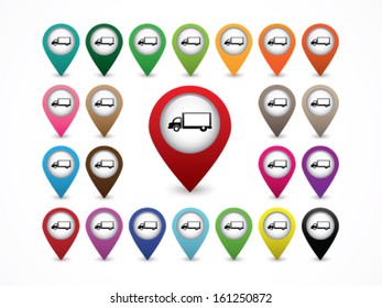 Map Marker - Truck Location