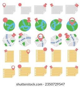 marcador de mapa, pin de ubicación, icono de pin de asignación