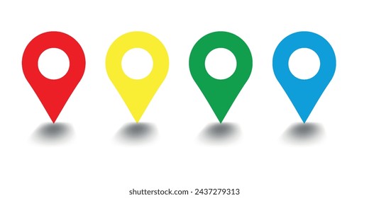 map marker,location pin,map pin icon vector ilustration