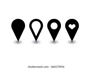 Map markers. Ui elements