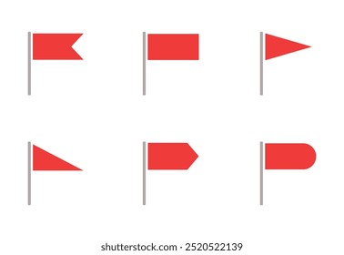 Map marks for gps point. Concept of pointer, tag and important sign