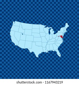 map of Maryland