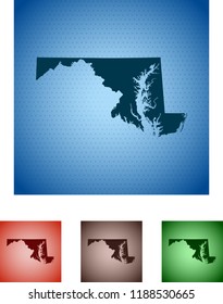 map of Maryland