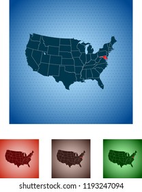 map of Maryland