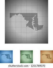 map of Maryland