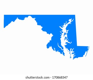 Map of Maryland