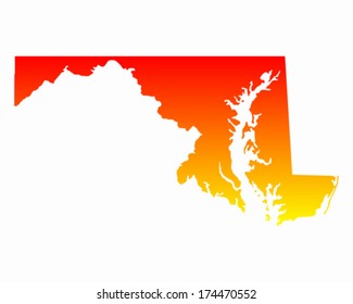 Map of Maryland