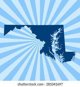 map of Maryland