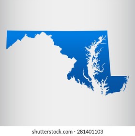 map of Maryland