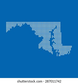 map of Maryland