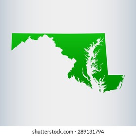 map of Maryland