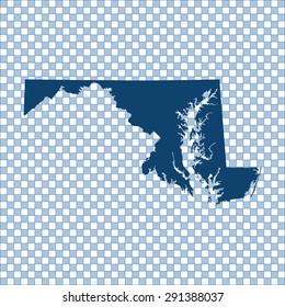 map of Maryland