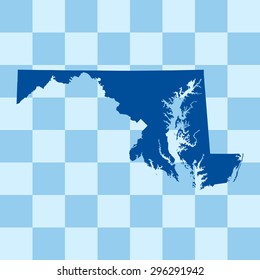 map of Maryland
