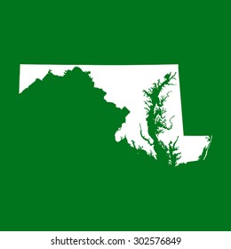 map of Maryland