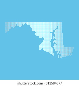 map of Maryland