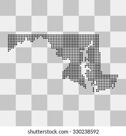 map of Maryland