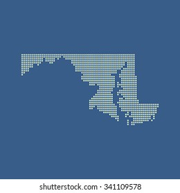 map of Maryland
