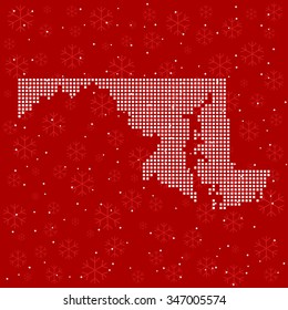 map of Maryland
