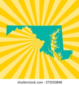map of Maryland