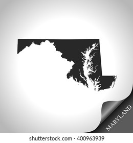 map of Maryland