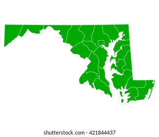 Map of Maryland