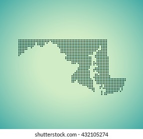 map of Maryland