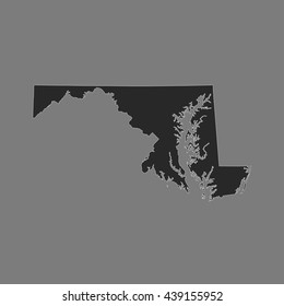 map of Maryland