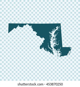 map of Maryland