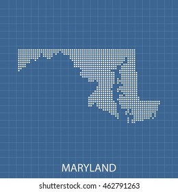 map of Maryland
