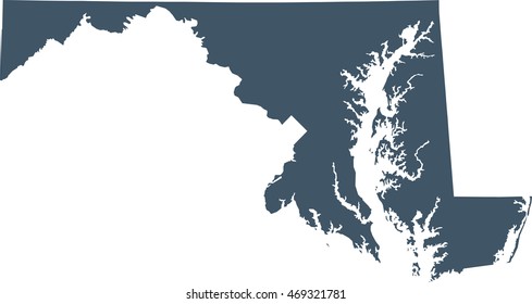 map of Maryland