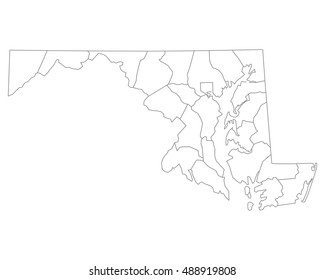 Map of Maryland