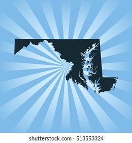 map of Maryland