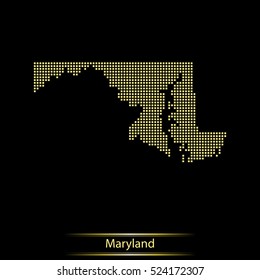 map of Maryland