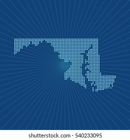 map of Maryland