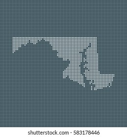 map of Maryland